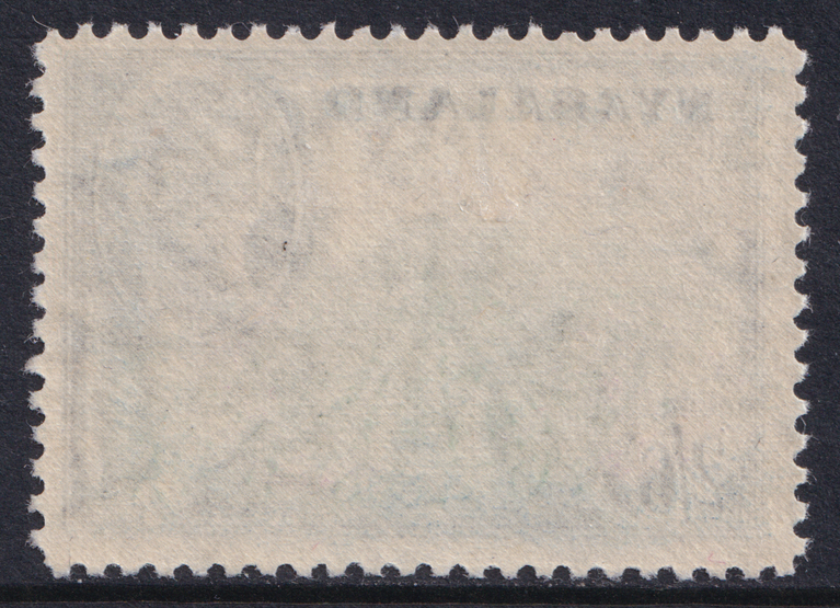 Nyasaland KGVI 1945 2s6d Emerald Blue SG154 Mint MH
